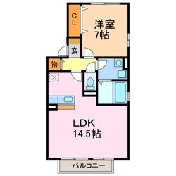 オンディーヌの物件間取画像